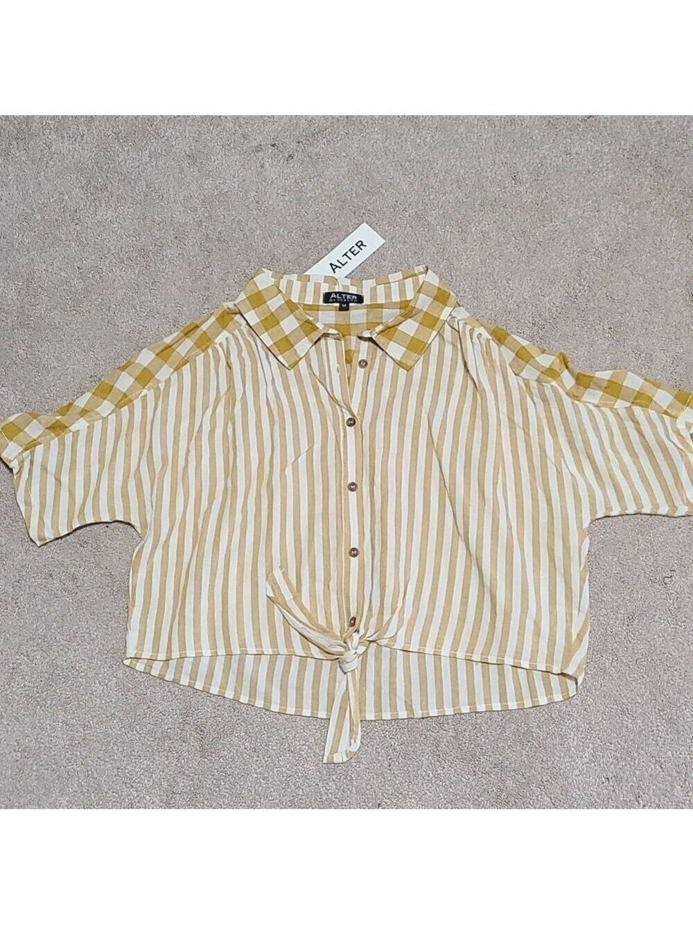 Alter MX Gingham top